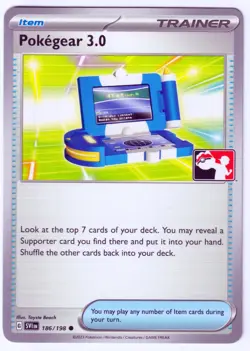 Pokegear 3.0 Common Prize Pack Series Cards 186/198 NM - Image 1