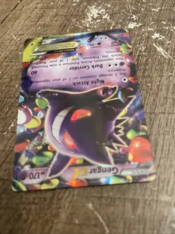 Pokemon TCG 2014 Gengar EX Holo Rare Card 34/119 XY Phantom Forces Near Mint NM - Image 5