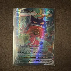 Pokemon Gengar VMAX Secret Rare Holo 271/264 Fusion Strike Single Strike Card - Image 1