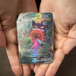 Pokemon Gengar VMAX Secret Rare Holo 271/264 Fusion Strike Single Strike Card - Image 3