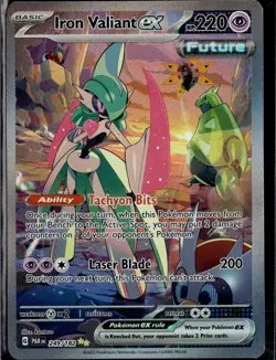 Pokemon Cards - Iron Valiant EX 249/182 - eBay Live - Image 1