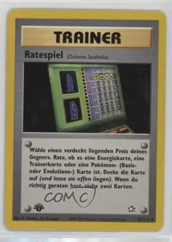 Card-Flip Game German 1st Ed. Pokemon Neo Genesis #92 2000 - Image 1