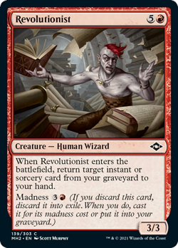 Revolutionist FOIL Modern Horizons 2 NM Red Common MAGIC GATHERING CARD ABUGames - Image 1