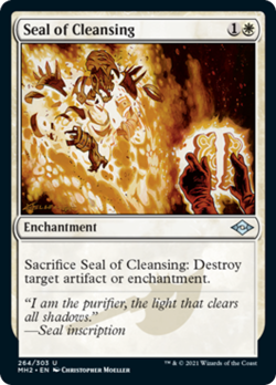 Seal of Cleansing FOIL Modern Horizons 2 NM White Uncommon MAGIC CARD ABUGames - Image 1
