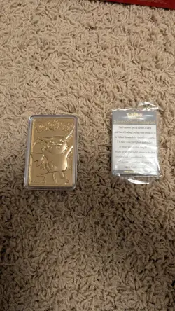 Collection Of 1999 Burger King 23k Gold Plated Card - Pokemon TCG - No Box - Image 4