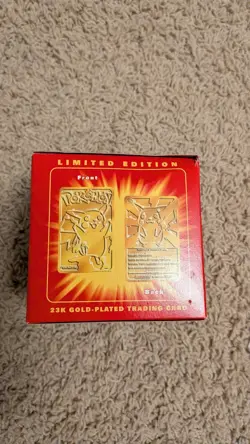 Collection Of 1999 Burger King 23k Gold Plated Card - Pokemon TCG - No Box - Image 5