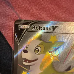 Boltund V SWSH085 Black Star Promo Pokemon Card NM - Image 2