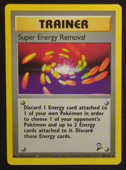 Super Energy Removal 108/130 Base Set 2 Pokemon Card - Image 1