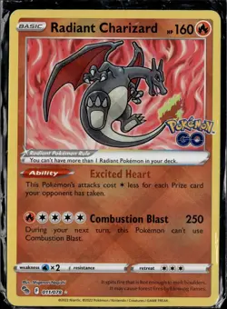 Pokemon Cards - Radiant Charizard 011/078 - eBay Live - Image 1
