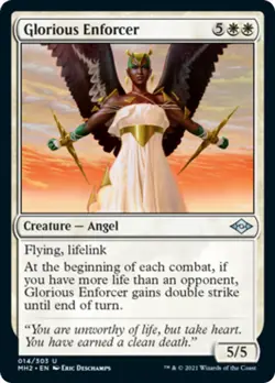 Glorious Enforcer FOIL Modern Horizons 2 NM White Uncommon MAGIC CARD ABUGames - Image 1