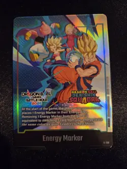 Bandai Dragon Ball Games Battle Hour 2026 Premium Energy Marker Card Squadra - Image 1