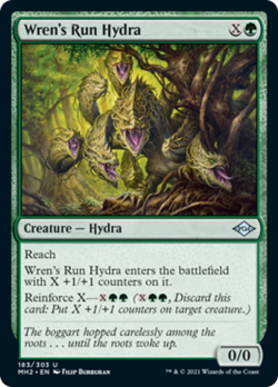 Wren's Run Hydra FOIL Modern Horizons 2 NM Green Uncommon MAGIC CARD ABUGames - Image 1