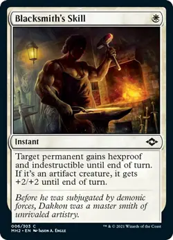 Blacksmith's Skill FOIL Modern Horizons 2 MINT White Common MAGIC CARD ABUGames - Image 1