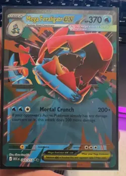 Mega Feraligatr ex 043/217 NM Pokemon Card ME Ascended Heroes - Image 1