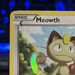 Meowth 102/101 - Noble Victories Secret Rare Holo Pokemon MP-LP Pokemon Card - Image 2