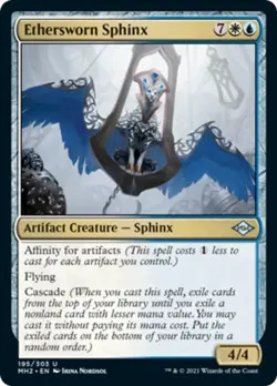 Ethersworn Sphinx FOIL Modern Horizons 2 NM Artifact Uncommon CARD ABUGames - Image 1