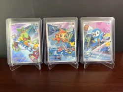 Pokemon 1st Partner Illustration Rare Turtwig Chimchar Piplup 3 Card Lot - Image 1