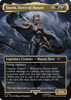 Storm, Force of Nature (Rainbow Foil) -Foil Near Mint MTG Secret Lair - Image 1