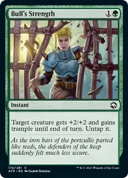 Bull's Strength FOIL Adventures in the Forgotten Realms NM Common CARD ABUGames - Image 1