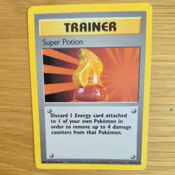 SUPER POTION 90/102 POKEMON CARD (BASE SET) - Image 1