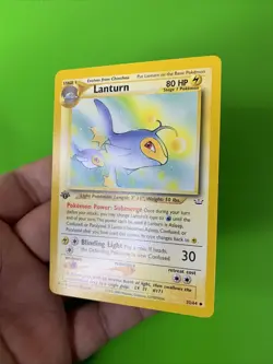 Lanturn 32/64 1st Edition Neo Revelation WOTC Pokemon Card NM - Image 3