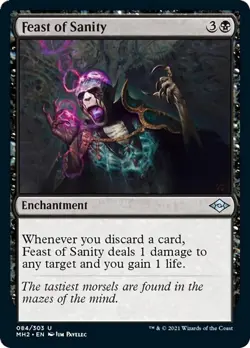Feast of Sanity FOIL Modern Horizons 2 NM Black Uncommon MAGIC MTG CARD ABUGames - Image 1
