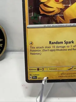 Pikachu (Pokemon Day 2026) MCAP 051/162 Pokemon TCG Card (Cosmos Holo) NM + Coin - Image 5