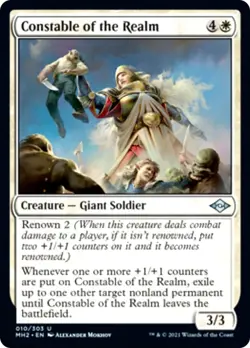 Constable of the Realm FOIL Modern Horizons 2 NM White Uncommon CARD ABUGames - Image 1