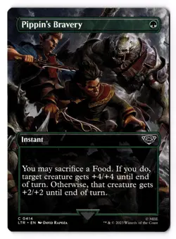 Pippin's Bravery (Borderless) 414 UB: The Lord of the Rings: Normal NM - Image 1