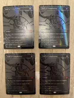1x Staff of Compleation (Oil Slick Raised Foil) - All Will Be One (4 Available) - Image 1