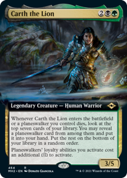 Carth the Lion (Extended Art) Modern Horizons 2 NM CARD ABUGames - Image 1
