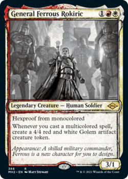 General Ferrous Rokiric (Showcase) FOIL Modern Horizons 2 NM CARD ABUGames - Image 1