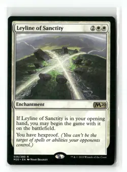 Leyline of Sanctity 26 Rare Core Set 2020 Magic: The Gathering Near Mint - Image 1