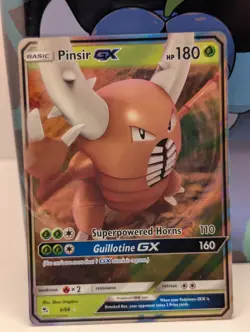 Pokemon TCG - Pinsir GX 6/68 Ultra Rare Hidden Fates Holo Rare - NM - Image 1