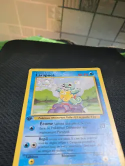 Carapuce Squirtle 63/102 Edition 1 ED 1 Set De Base Wizards Carte Pokemon FR - Image 4