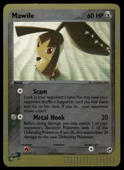 Pokemon Cards Mawile 9/100 Reverse Holo Sandstorm Holo Rare NM - Image 1