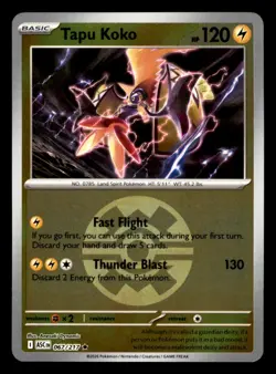 Tapu Koko 067/217 ASC ME: Ascended Heroes Pokemon NM Reverse Holo - Image 1
