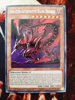 ( RED-EYES ALTERNATIVE BLACK DRAGON ) Prismatic Secret - TN19-EN005 NM Yu-Gi-Oh - Image 1