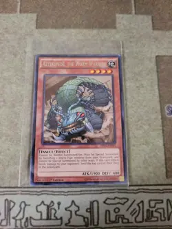 YUGIOH TCG AZTEKIPEDE THE WORM WARRIOR BP03-EN041 RARE 1ST EDITION LP - Image 1
