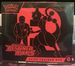 Pokemon TCG Scarlet & Violet Destined Rivals ETB Sealed With Acrylic Case - Image 2
