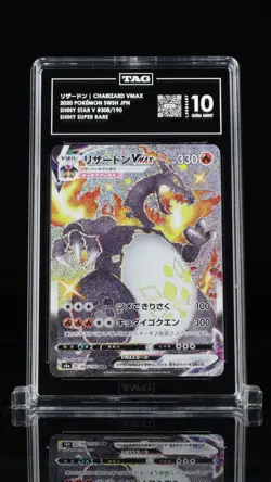 2020 Pokemon Japanese Shiny Star V Charizard VMAX 308 TAG 10 Gem Mint - Image 1