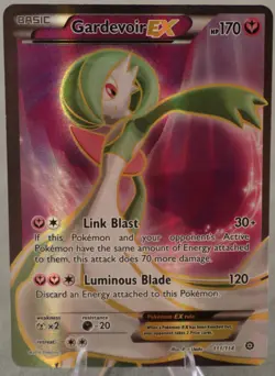 Gardevoir EX (Full Art) 111/114 XY - Steam Siege Holo NM TCG Pokemon - Image 1