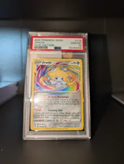 2020 Pokemon Vivid Voltage Jirachi Amazing Rare SWSH #119 PSA 10 Gem Mint - Image 1