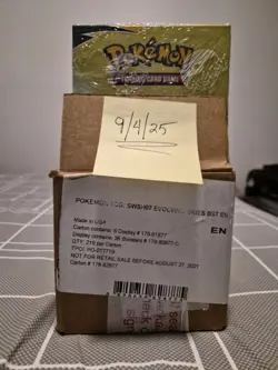 Pokemon TCG Evolving Skies Booster Box Factory Sealed - Image 3