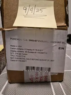 Pokemon TCG Evolving Skies Booster Box Factory Sealed - Image 4