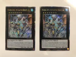 Yugioh 2x Poseidra Abyss, the Atlantean Dragon Lord ROTA - Quarter Century - NM - Image 2