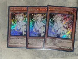 3x Ash Blossom & Joyous Spring Secret Rare RA04-EN025 Yugioh Playset - Image 1