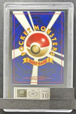 ARS 10 Moltres Old Back Holo Pokemon Trading Card Game Nintendo Japanese 1998 - Image 3