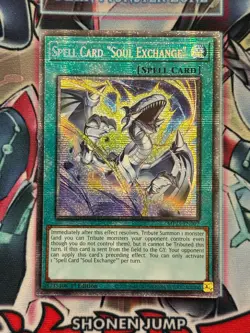 Yugioh! Spell Card "Soul Exchange" Starlight Rare Near Mint 1st Ed MP25-EN007 - Image 1