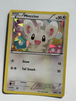 Minccino - BW13 - Cracked Ice Black Star Promo - Pokemon Card - Near Mint - Image 2